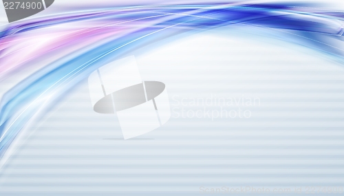 Image of Bright wavy vector background