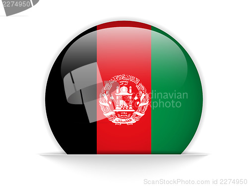 Image of Afghanistan Flag Glossy Button