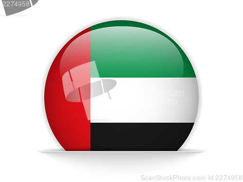 Image of Emirates Flag Glossy Button