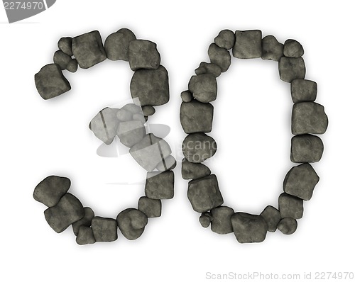 Image of number thirty