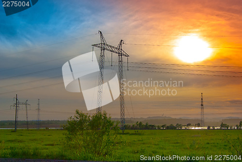 Image of  ELECTRICITY PYLONS