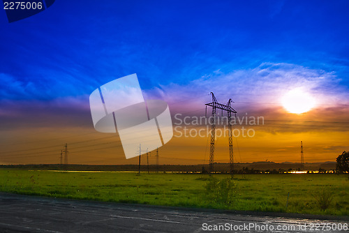 Image of  ELECTRICITY PYLONS?