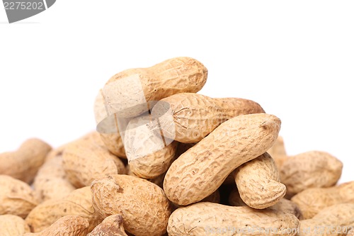 Image of Frame close-up of some peanuts.