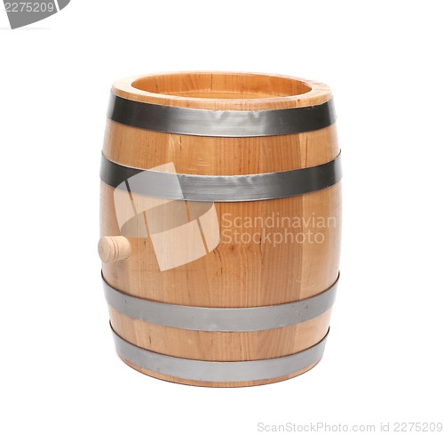 Image of wooden barrel