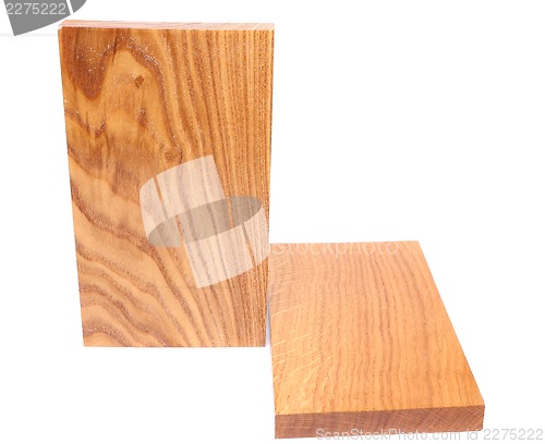 Image of Two wooden plank close-up