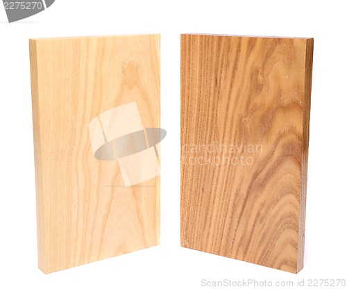 Image of Two wooden plank close-up