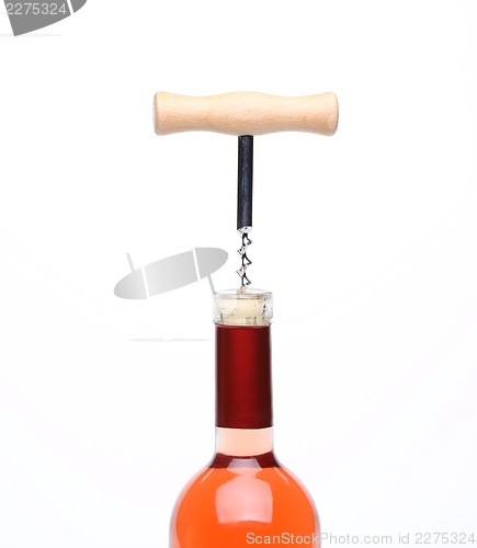 Image of Opening a bottle of wine