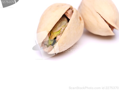Image of Pistachio nuts, fruits isolated