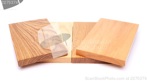 Image of Four wooden plank close-up