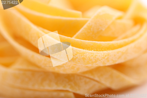 Image of Yellow tagliatelle