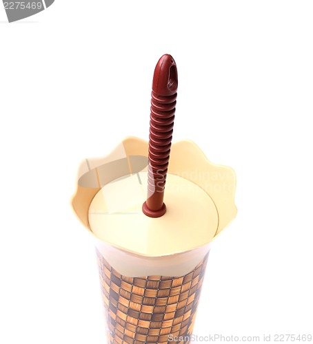 Image of A toilet brush in box