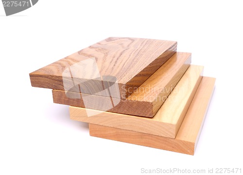 Image of Four boards (acacia, oak, elm, lime)