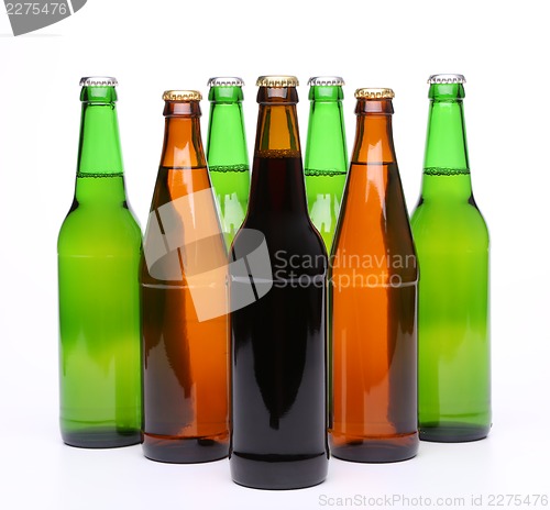 Image of Set of beer bottles