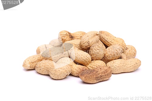Image of A bunch of peanuts in the center