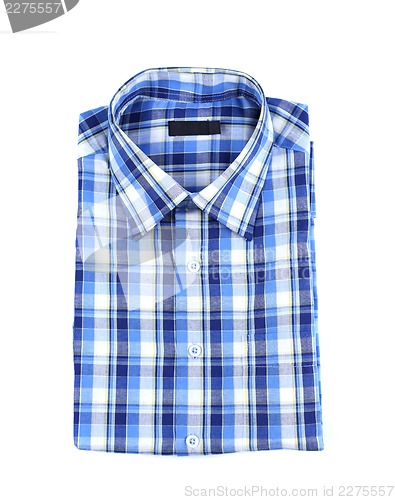 Image of A plaid shirt isolated