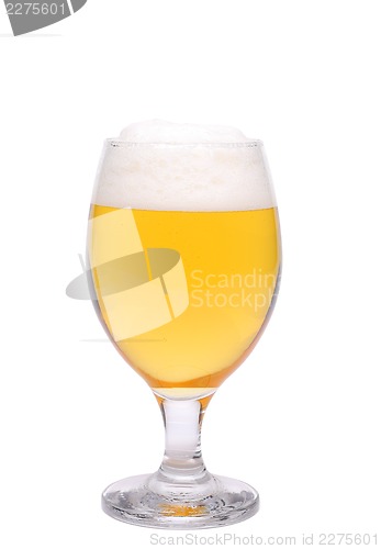 Image of A wine goblet of beer
