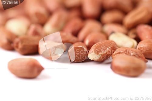 Image of Extreme close-up image of peanuts