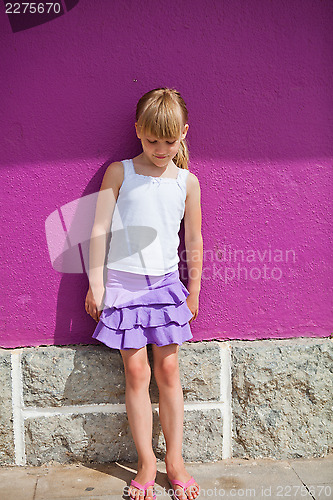 Image of Portrait of young girl