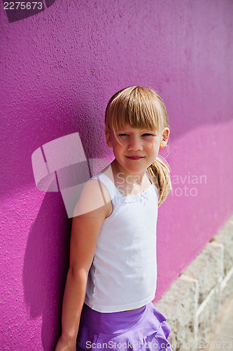 Image of Portrait of young girl