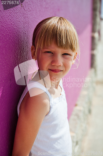 Image of Portrait of young girl