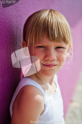 Image of Portrait of young girl