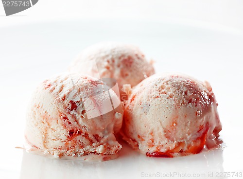 Image of strawberry ice cream