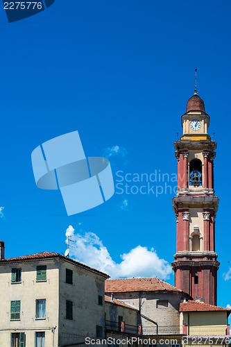 Image of Church tower in Cairo Montenotte, Liguria