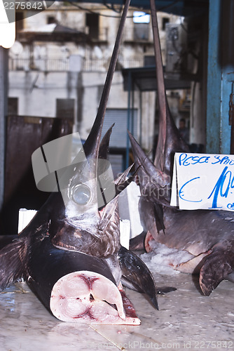 Image of Swordfish for sale at market