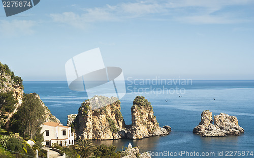 Image of Faraglioni and Tonnara at Scopello, Sicily