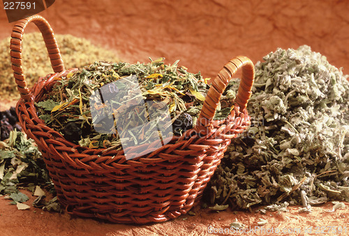 Image of herbs basket