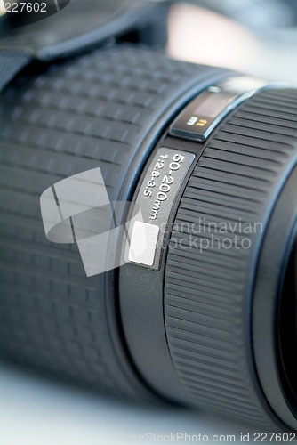 Image of Detail of telephoto lens