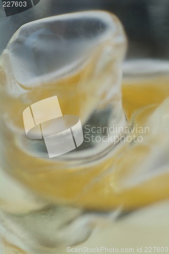 Image of Whisky and ice abstract