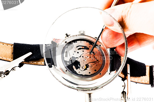 Image of Watch repairing operation