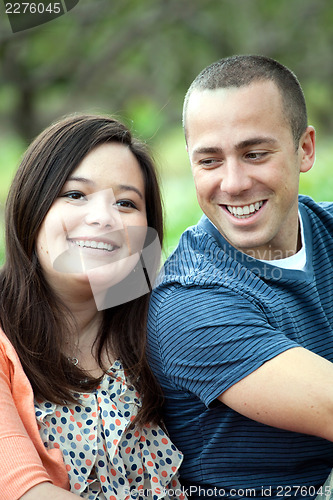 Image of Happy Couple Together Outdoors