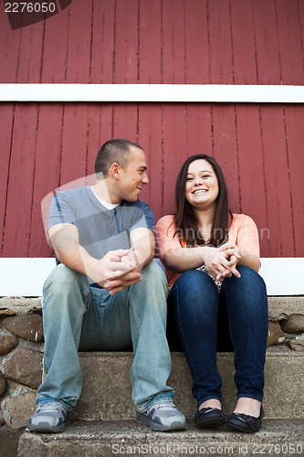 Image of Smiling and Fun Couple