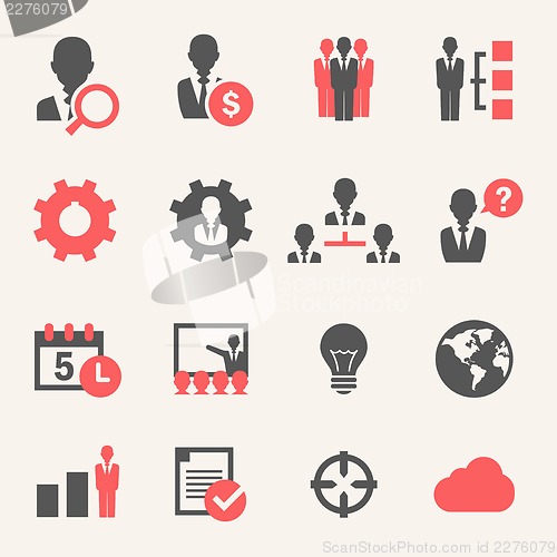 Image of Internet Business. Icon set