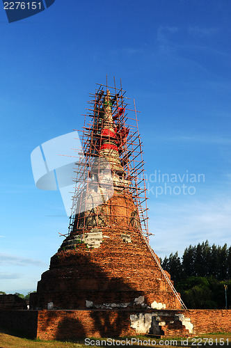 Image of Ancient wat in Thailand