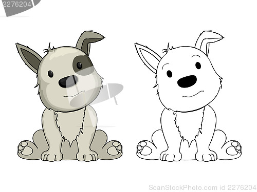 Image of Cartoon puppy