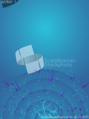 Image of background blue radiate