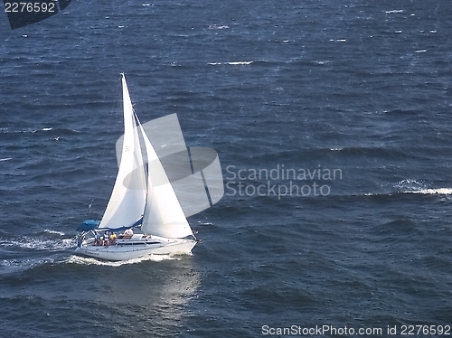 Image of Boat in Guanabara Bay in Rio de Janeiro