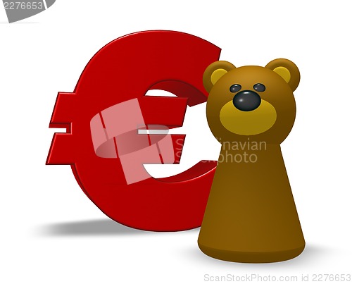 Image of euro and bear