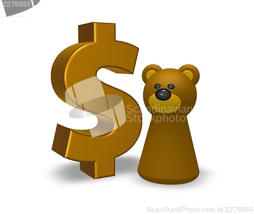 Image of dollar and bear