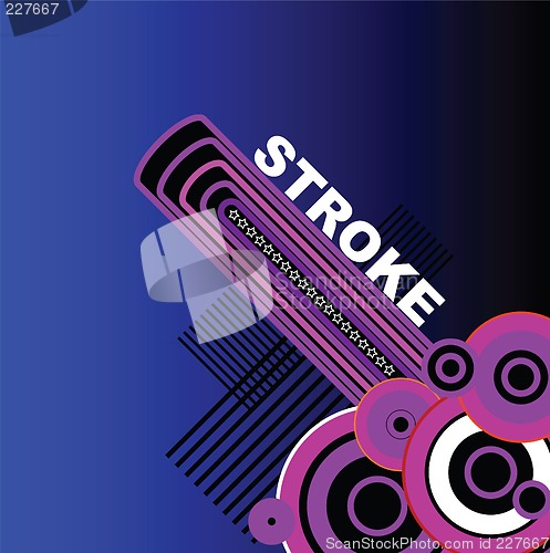 Image of blue stroke