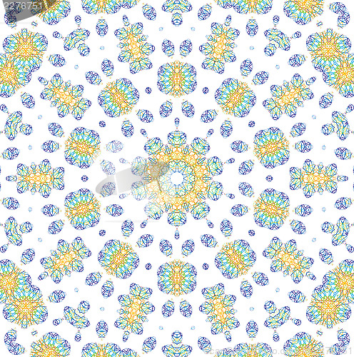 Image of Abstract color pattern on white