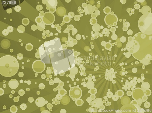 Image of bubble radiate yellow