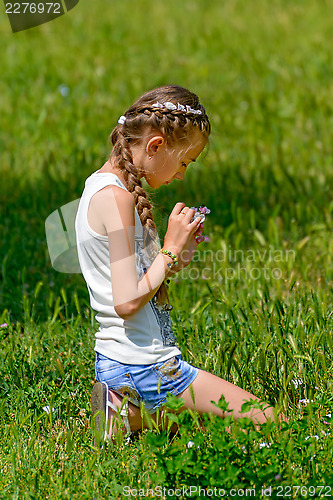 Image of Girl on the meadow