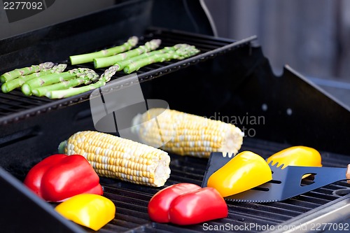 Image of vegetables ready for grilling