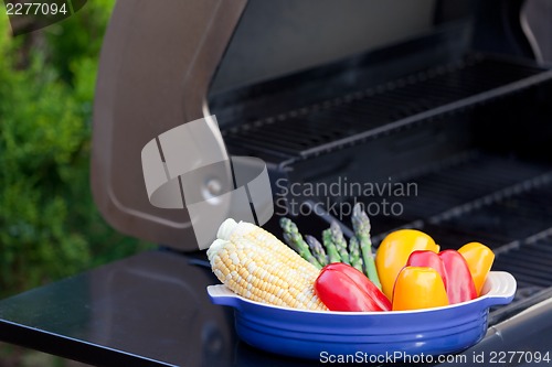 Image of grilling vegetables
