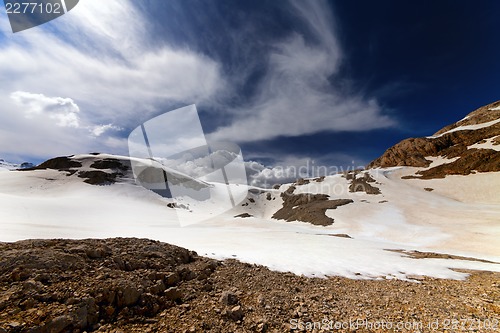 Image of Mountain plateau in sunny day