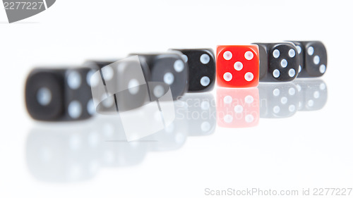 Image of Row of dice